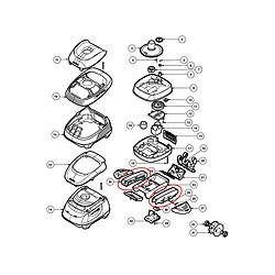 Acheter Kit patins blancs pour nettoyeur de piscine - Hayward