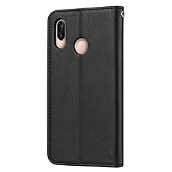 Avis Wewoo Coque Rigide Étui en cuir à rabattre texture de peau horizontale pour Xiaomi Redmi Note 7 et 7 Pro avec cadre photo et support logements cartes et porte-monnaie Noir