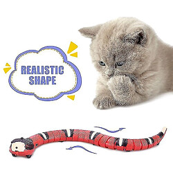 Jouets pour chat en forme de serpent à détection intelligente Jouets interactifs en forme d'électrons pour chat Chargement Usb (exwo)