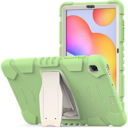 Coque en TPU antichoc avec béquille Vert matcha pour votre Samsung Galaxy Tab S6 Lite P610