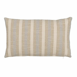 BigBuy Home Coussin Coton Lin Bleu Gris 50 x 30 cm