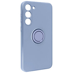 Avizar Coque pour Samsung Galaxy S23 Plus Soft touch avec Bague Support Bleu Lavande