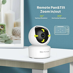 Avis Babyphone Camera Sans Fil Vision Nocturne Surveillance Température Intercom 300m EU Plug YONIS