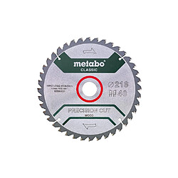 Metabo - Lame de scie circulaire classic 216x2.4x30 mm 40 dents WZ