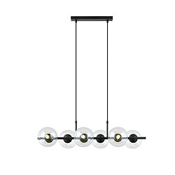 EPIKASA Suspension Rory, Noir, Acier, 95x110x29 cm