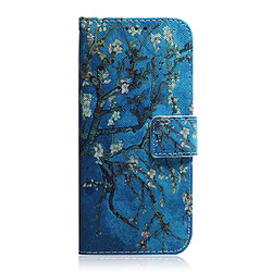 Wewoo Housse Coque Étui en cuir à rabat horizontal avec motif coloré et fleurs abricot pour Asus Zenfone Max Pro M1 ZB601KLavec support et emplacements cartes et porte-monnaie