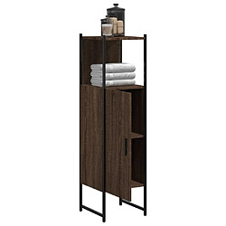 Acheter Maison Chic Armoire de salle de bain,Meuble de rangement,Meuble haut chêne marron 33x33x120,5 cm -GKD416129