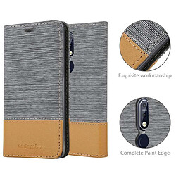 Cadorabo Coque Nokia 7,1 Etui en Gris pas cher