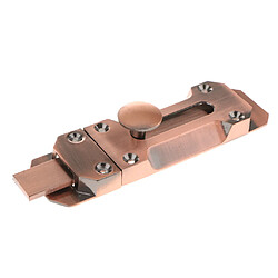 Avis alliage de zinc porte coulissante hasp loqueteau garde de sécurité rouge cuivre 5inch