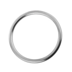 Acier Inoxydable Sans Couture O Anneaux Ronds Cercle Artisanat Bateau De Sangle 4x40mm