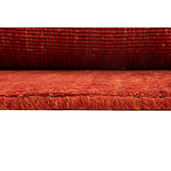 Avis Vidal Tapis de laine 160x101 rouge Gabbeh