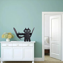 Acheter Universal Porte-papier toilette chat noir rangement en fer toilette vertical décoration artisanale porte rouleau de papier cuisine décoration | Porte-papier (noir)