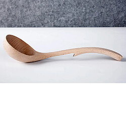 Avis cuillère en bois louche à dessert dessert crème glacée thé cuillère à café cuillère b cuillère 19,5 cm