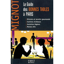 Le guide des bonnes tables à Paris