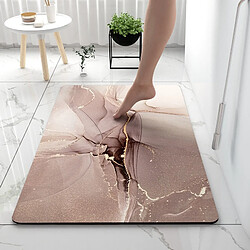 LUUCOZK Tapis de bain antidérapants, absorbants, à séchage rapide, décoration de salle de bain, motif 16-40x60cm