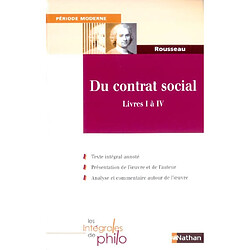 Du contrat social : livres I à IV - Occasion