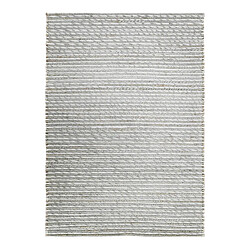 Thedecofactory CARAVELLE - Tapis en laine, jute et coton tresse naturel 160x230