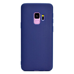 Wewoo Coque Fine Pour Galaxy S9 Candy Color TPU Case Bleu