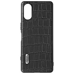 Avizar Coque Sony Xperia 5 V Effet Croco Série Crocs Wild, Abeel Noir