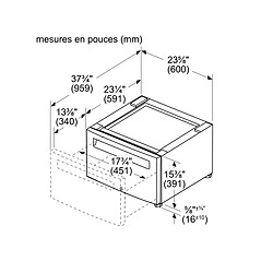 Acheter Socle avec tiroir pour sèche-linge - WTZPW20D - BOSCH