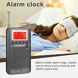 Universal Air Band Radio Portable FM AM HF VHF Full Band Radio CB Receiver Digital Alarm Speaker with Extended Antenna pas cher