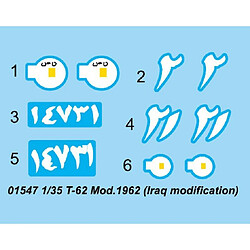Avis Trumpeter Maquette Char T-62 Mod.1962 (iraq Modification)