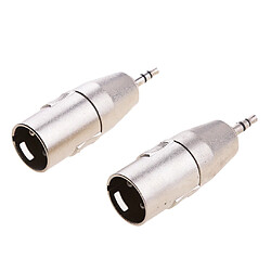 Avis 3.5mm À XLR Mâle Adaptateur Connecteur