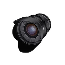 Samyang MF 24 mm T1.5 VDSLR MK2 Fuji X Mise au Point Manuelle Grandiose Angle Sans Miroir Noir