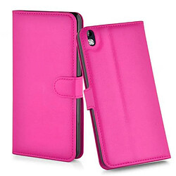 Avis Cadorabo Coque HTC Desire 816 Etui en Rose