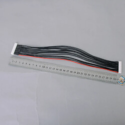 Acheter 10pcs JST-XH 12S Lipo Solde fil rallonge 30cm