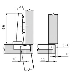 CHARN BLUM 107 CLIP TOP DTE INSERTA APPLQ