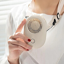 Avis Mini Ventilateur électrique Extérieur Sans Lame Avec Collier De Chargement USB Ventilateur Blanc