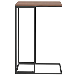 Avis Maison Chic Table d'appoint | Table Basse Noir 40x30x59 cm Bois d'ingénierie -GKD64509