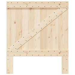 Avis Maison Chic Tête de lit scandinave,Meuble de chambre 90x104 cm bois massif de pin -MN25545