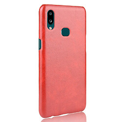 Avis Wewoo Coque Rigide Pour Galaxy A10s antichoc Litchi PC + Etui PU Rouge