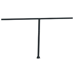 Acheter vidaXL Jeu de poteaux d'auvent anthracite 450x245 cm fer