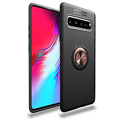 Wewoo Coque Souple TPU antichoc pour Galaxy S10 5G avec support invisible or noir