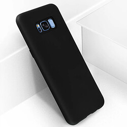 Avizar Coque Samsung Galaxy S8 Plus Silicone Semi-rigide Mat Finition Soft Touch Noir