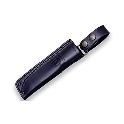 Couteau de survie Joker "Ember Scandi" CM122, lame de 10,5 cm, mango Toile Micarta, étui en cuir, comprend un paracord, un outil pour la pêche, la chasse, le camping et le trekking