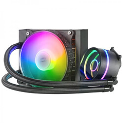 Kit de refroidissement liquide Mars Gaming ML-ONE120 - Miroir FRGB Infinity - Pompe OPTI-CHAMBER - Ventilateur silencieux FDB - TDP 200W - Compatibilité universelle - Couleur Noir