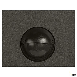 Acheter Applique extérieure SLV GRAFIT, rond, anthracite, E27, 11W max, IP44, détecteur de mouvements