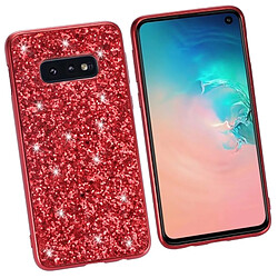 Acheter Wewoo étuis Coque Housse Étui de protection TPU antichoc en poudre pour paillettes pour Galaxy S10 (argent)