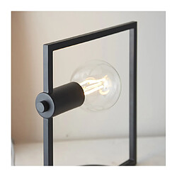 Endon Lampe de table Shape Acier Noir mat 1 ampoule 29,5cm pas cher