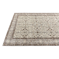 Vidal Tapis de laine 246x155 beige Ultra Vintage pas cher