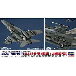 Hasegawa 1?: 72 échelle Avion aux États-Unis Arme Lot de VIII cm Modèle Kit