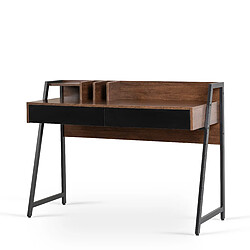 Vivaldi Bureau Cass 120 cm Marron/Noir