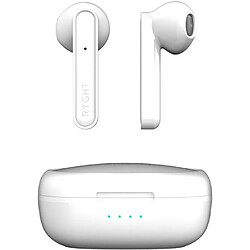 Ecouteurs sans fil Bluetooth - RYGHT - ALFA - Blanc Type de produit : CASQUE - ECOUTEURS - Ecouteurs sans fil Bluetooth - RYGHT - ALFA - Blanc