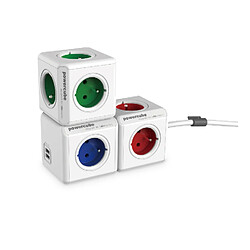 Acheter Allocacoc PowerCube Extended Gris FR, 5X prise et distributeur, 230V, blanc gris