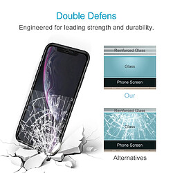 Wewoo Film de verre trempé Protecteur d'écran en plein écran 2PCS 9H 10D pour iPhone 11 / XR pas cher