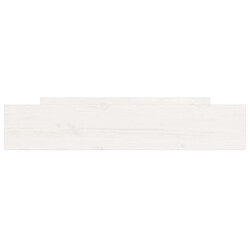 Avis vidaXL Tiroirs de lit 2 pcs blanc Bois de pin massif